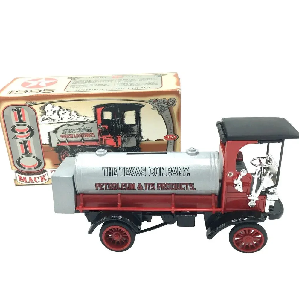 NEW Texaco 1910 Mack Tanker Truck Die Cast Bank VTG 1995 Collector's Series 12